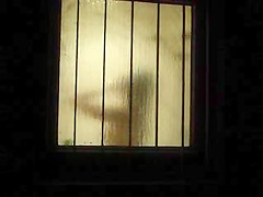 Window - spied young german teeny in Shower 2-3