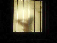 Window - spied young german teeny in Shower 2-3