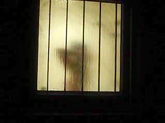 Window - spied young german teeny in Shower 2-3