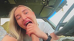 Winona Riley Sucked Dick In A Car