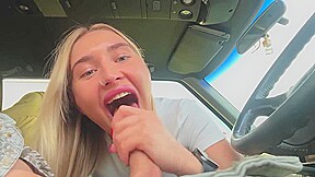 Winona Riley Sucked Dick In A Car