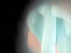 Woman gets spied on while taking a quick shower