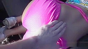 Yoga Obsessed teen 18+ Fucking In The Car