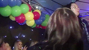 Young amateur girls getting seduced in a bar