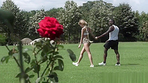 Young gf anally banged by bbc outdoors
