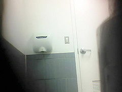 Young hairy pussy spied in toilet