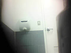 Young hairy pussy spied in toilet