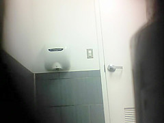 Young hairy pussy spied in toilet