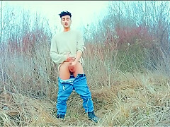 [abx][2][859] - Twink Squeezes Balls And Ruins Own Orgasm With