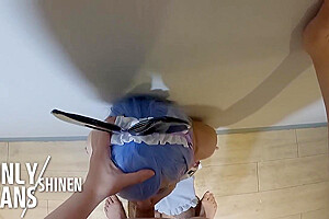 ?asian Femboy? Re:zero Rem Cosplayer Anal Training And Blowjob  12