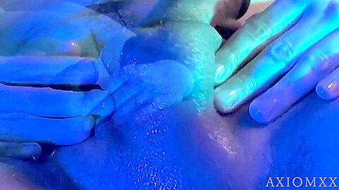 (asmr) Rough Oiled & Wet Closeup Ball Play Massage With Huge Cumshot / Male Solo Breathing Moaning