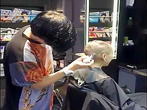 beautiful asian girl headshave