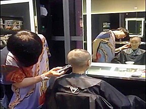 beautiful asian girl headshave