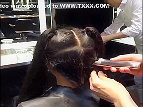 beautiful asian girl headshave