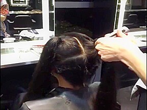 beautiful asian girl headshave