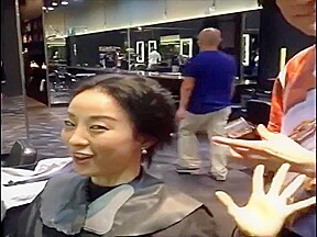beautiful asian girl headshave