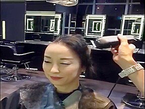 beautiful asian girl headshave
