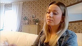 blonde girl smoking