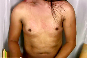 bulky Ladyboy In Nurse lingerie undresses Off And Masturbates