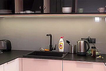 busty mature Step mom makes bad coffee but good sex