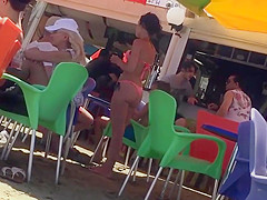 candid teen 18+ ass thong