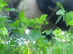 catches two teens 18+ pissing in the bushes
