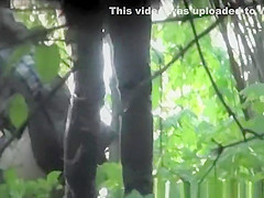 catches two teens 18+ pissing in the bushes