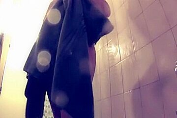 caught wife showering