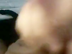 chubby guy jerking cock off