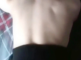 crazy college bitch having a real orgasm with her first bbc