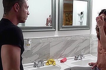 desperate stepsister must convince stepbrother to keep her