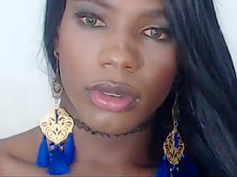 ebon transsexual Waleska Sargenteli Beside large penis