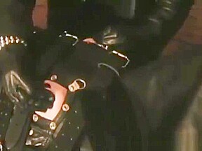 force smoking in leather