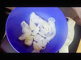 frozen Cum Condom Collection