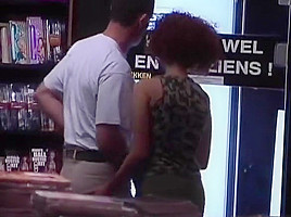 fucking in a porn store