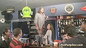 gangbang at the cocktail bar