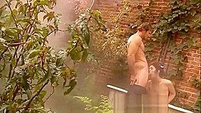 gorgeous wife fucked in the garden