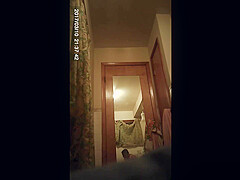 granny caught naked in bathroom