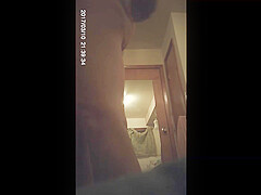 granny caught naked in bathroom
