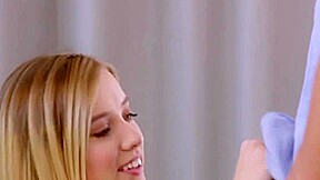horny girl sucks cock before wild gonzo sex