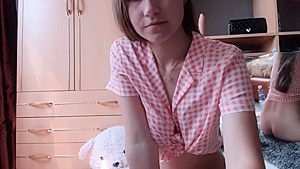 hot teen 18+ girl rubs her perfect pussy