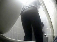 in public toilet