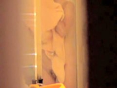 in shower shoots sexy nudity of amateur wife