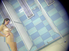 in the public shower