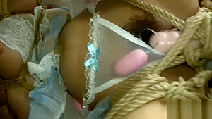 japanese girl vibrator bondage with wipping