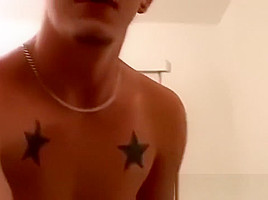 jerking and cum eating