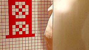 my wife in the shower