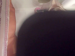 of Hairy Wife in Shower (Masturbation)
