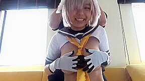 230422逆バニーなマシュのコスプレd1
