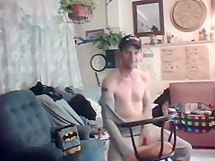 playing with my cock and pissing